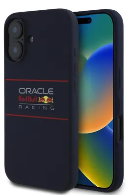 Image de Red Bull Rbhmp16S24Sihsrv Iphone 16 6.1 Hardcase Granatowy/Navy Silicone Horizontal Logo Magsafe