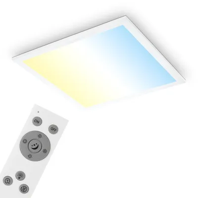 Obrázek produktu pro Stropní svítidlo Briloner LED panel s dálkovým ovládáním 21 W stropní svítidlo 38 x 38 cm CCT