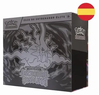 Productafbeelding van Pokémon Kaartspel Mega-evolutie Pitch Black Top Trainer Box (Spaanse editie)