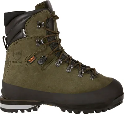 Produktbild von KOX Schnittschutzstiefel / Schnittschutzschuhe TRE Olivgrün Größe 42  | S3 | Forst | Atmungsaktive Polsterung  | Wasserdicht