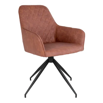 Produktbild von House Nordic 1001165, Flachsitz, Polyurethan (PU), Braun, Gepolsterte Rückenlehne, Polyurethan (PU), Braun