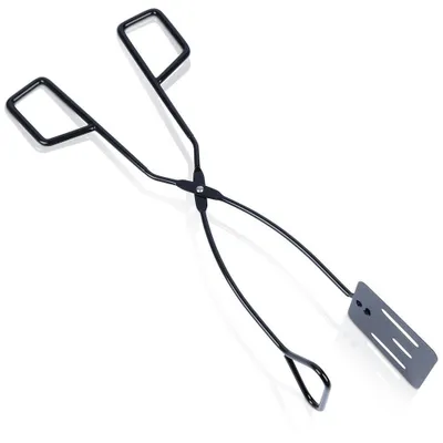 Zdjęcie produktu dla Szczypce grillowe metalowe czarne 41,5 cm