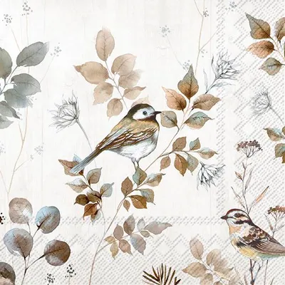 Produktbild von WOODLAND BIRDS nature Lunch-Servietten L 965960