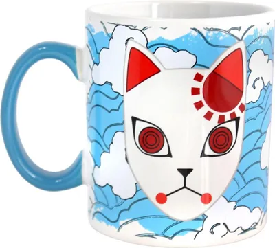 Image de Kubek Demon Slayer z Maską Tanjiro 473 ml - Wysokiej Jakości Akcesorium Kuchenne