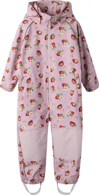 Produktbild von Name It Alfa08 Softshell 1fo Overall Rosa 4 Years Mädchen Rosa 4 Years