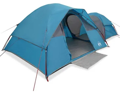 Productafbeelding van Campingtent Blauw - 3-4 Personen - Polyester - Tunnel Tent - Voor Volwassenen