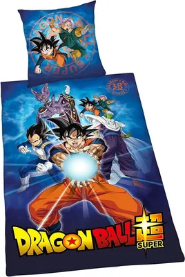 Produktbild von Herding Dragonball Super Bettwäsche 135x200cm Renforcé Bettwäsche 80/80+135/200 cm