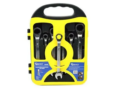 Immagine prodotto di BSD Set di chiavi combinate metriche - set di chiavi, set di chiavi a cricchetto, set di chiavi combinate a cricchetto, set di chiavi combinate 8-19 mm - 7 pezzi