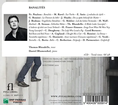 Produktbild von Blondelle, T: Banalites-Lieder