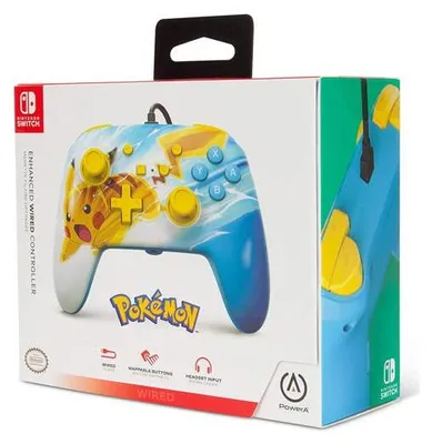 Image de Switch Controller Pikachu Charge sous licence officielle POWER A