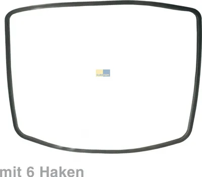 Produktbild von Dichtung Türdichtung Herd Backofen Bosch Siemens Constructa Neff 095253 00095253 Küpperbusch 536346 6 Haken