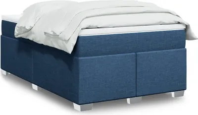 Produktbild von "2024"cloris Boxspringbett mit Matratze Blau 120x190 cm Stoff - Klassische Betten CHY57413327