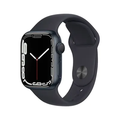 Produktbild von Apple Watch Series 7 OLED 45 mm Schwarz GPS