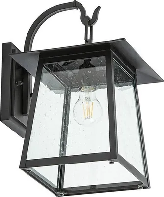 Produktbild von Lucande Außenwandleuchte Xavon, schwarz, Laterne, E27, IP44