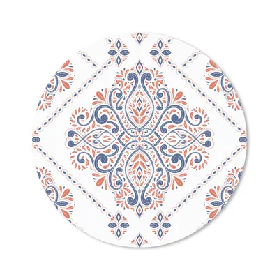 Produktbild von MuchoWow® Mauspad Mousepad Muster - Blumen - Mandala 20x20 cm - Mousepads - Maus Mat - Pad - Mausunterlage - Schreibtischmatte