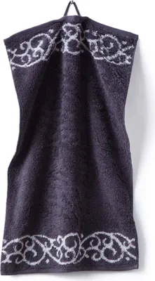 Produktbild von grace grand spa Handtuch Akanthus Bordüre mit Akanthus-Muster Dunkelgrau bordüre One Size