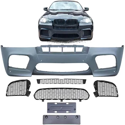 Productafbeelding van Carparts-Online Bumper voor BMW X6 E71 vanaf 2008-2014 voorkant sportlook
