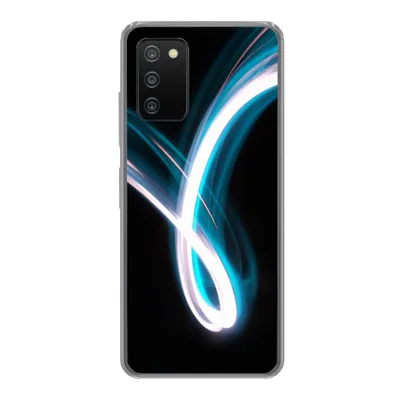 Produktbild von MuchoWow® Handyhülle Schutzhülle Hülle für Samsung Galaxy A03s Hell - Blau - Abstrakt Silikon Softcase Handy Hülle - Schutz