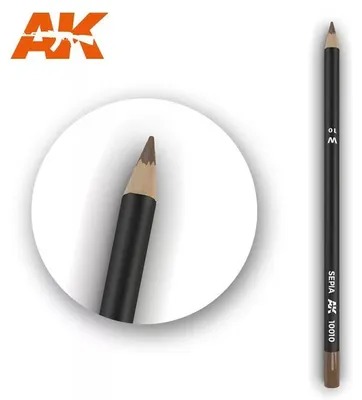 Produktbild von AK Interactive AK10010 - Watercolor Pencil Sepia