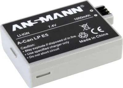 Zdjęcie produktu dla Ansmann A-Can LP-E5, 1000 mAh, litowo-jonowy (Li-Ion), 7,4 V