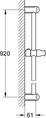 Produktbild von Grohe Tempesta Neu Brausestange 900 mm chrom - 27524000