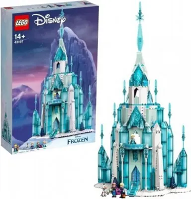 Produktbild von LEGO 43197 Disney Princess Der Eispalast, mit Mini Puppen von Anna und Elsa („Frozen“), Olaf-Figur,  ab 14 Jahre