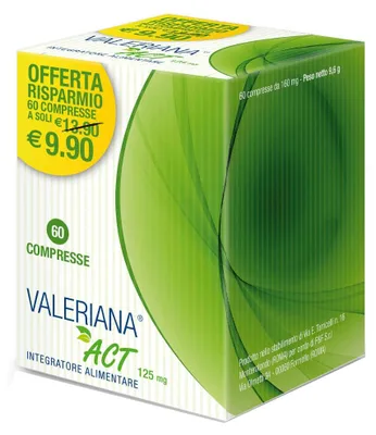Immagine prodotto di Valeriana Act 60 Compresse