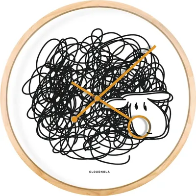 Cloudnola SKU0092 Wanduhr Art Schaf 1