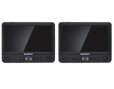 Produktbild von Silvercrest Tragbarer DVD-Player, 2 Bildschirme, SPDP 18 A1