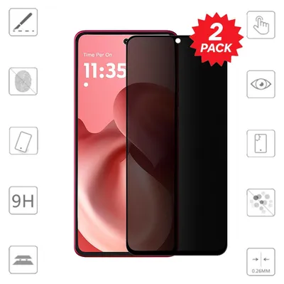 Obrázok produktu pre Pre Motorolu Moto G86 5G 2x 2,5D 0,26 mm Privacy 9H Tempered Glass Film