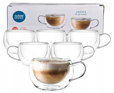 Produktbild von Altom Design Andrea Thermogläser Doppelwandig 300ml 6er-Set