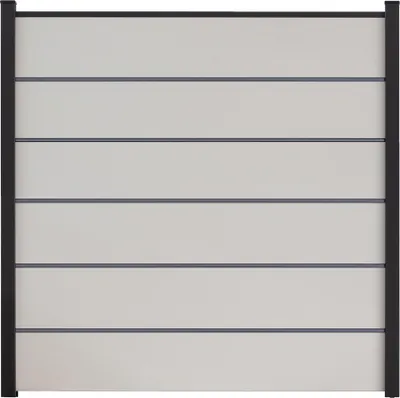 Produktbild von Zaun Hauptelement GroJa BasicLine Premium Stecksystem ohne Pfosten 180 x 180 cm weiß