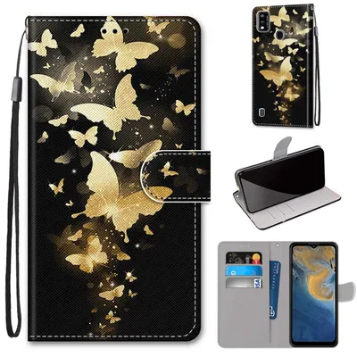 Image de Étui de protection en simili cuir pour ZTE Blade A51, motif 3, coque, étui, housse