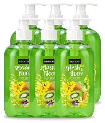 Produktbild von 6 x Sence Splash To Bloom Handseife Kiwi - 500 ml - Vorteilspackung - 6 Stücke