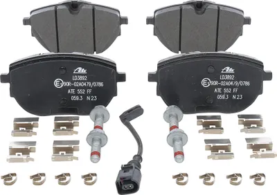 Produktbild von ATE Bremsbeläge Satz Vorne für VW Multivan VI (SGF, SGM, SGN) 13.0470-3892.2