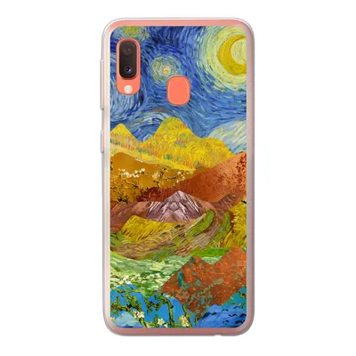 Produktbild von MuchoWow® Handyhülle Schutzhülle Hülle für Samsung Galaxy A20e Alte Meister - Collage - Van Gogh Silikon Softcase Handy Hülle - Abdeckung