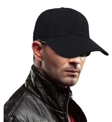 Immagine prodotto di Cappello da baseball da uomo, rete traspirante, ultraleggero, nero, in cotone