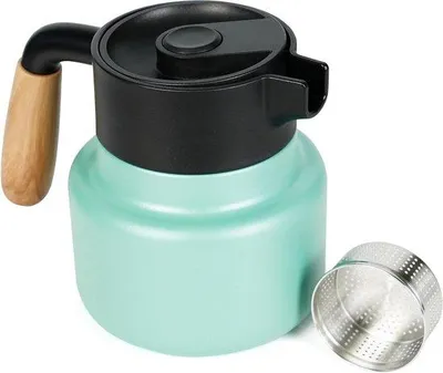 Immagine prodotto di Thermos da 800 ml in acciaio inossidabile a doppia parete, per bevande calde e fredde