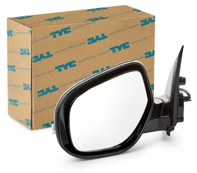 Produktbild von TYC 323-0016 Außenspiegel Seitenspiegel Links für MITSUBISHI ASX (GAW) Konvex Beheizt Grundiert
