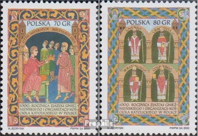 Produktbild von Briefmarken Polen 2000 Mi 3808-3809 (kompl.Ausg.) postfrisch Kirche