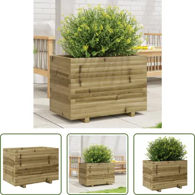 Produktbild von The Living Store Pflanzkübel 70x40x49,5 cm Kiefernholz Imprägniert