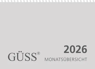 Produktbild von 2026 Güss Monatsübersicht DIN A4