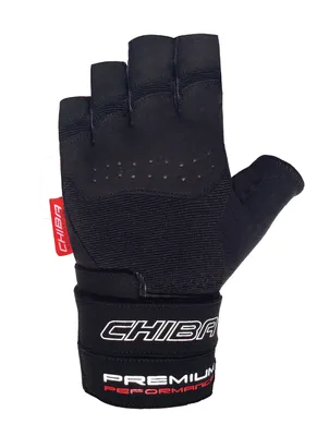 Produktbild von Chiba 42126 Premium Wristguard (Black) M - Fitness-Zubehör - Handschuhe