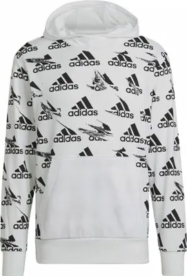 Produktbild von Herren Sweater mit Kapuze Adidas Essentials Brandlove Weiß - XS