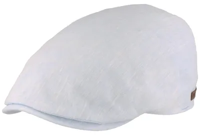 Produktbild von Leichte Sommer-Flatcap aus reinem Leinen von Hut-Breiter, blau, Gr. 60