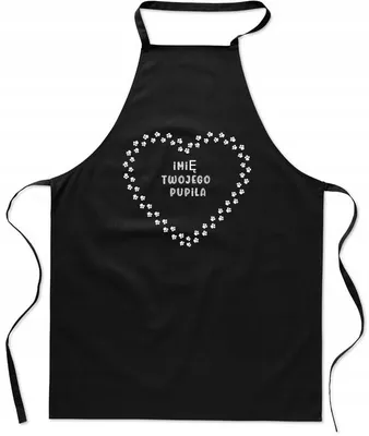 Image de HaftNadruk Tablier de Cuisine Personnalisé Nom Animal Cadeau
