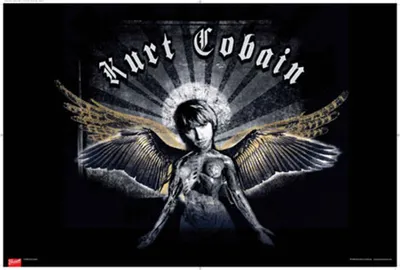 Immagine prodotto di Kurt Cobain Nirvana - Wings - Musica - Stampa poster - Dimensioni 91,5x61 cm