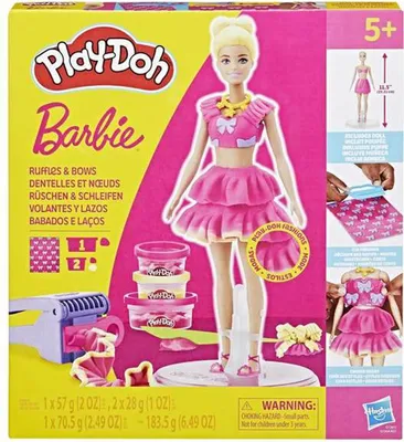 Obrázek produktu pro Kreativní modelovací hra Play-Doh Barbie Ruffles & Bows