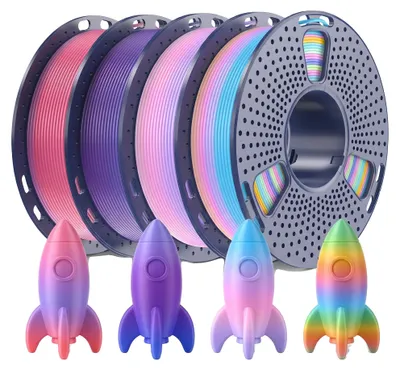 Obrázek produktu pro 3D tiskárny, filament, materiál PLA, cívky o hmotnosti 250 g, PLA 250 g x 4