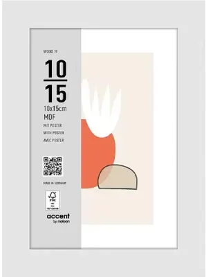 Image de Nielsen 3211202 Cadre photo Wood 19 Blanc 10 x 15 cm